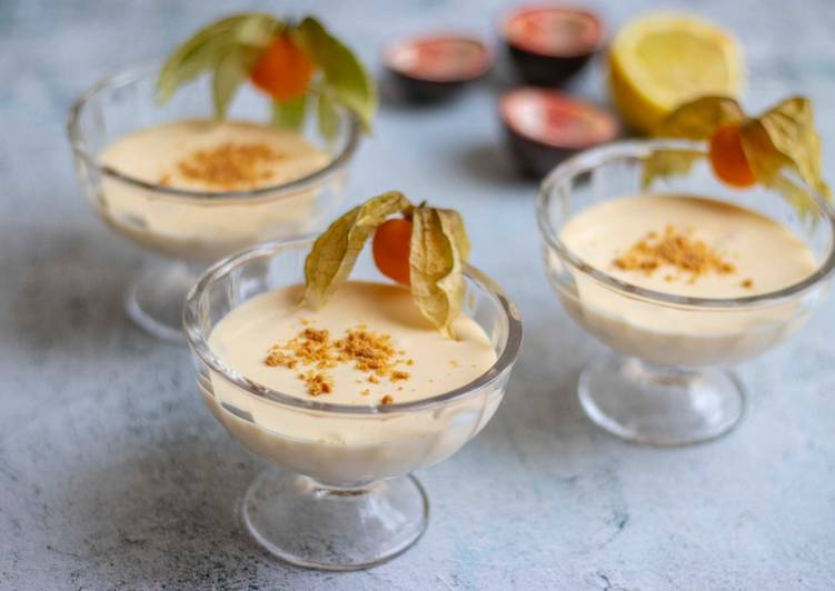 Recipe of Award-winning Lemon and passion fruit possit