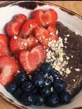 Porridge con fruta