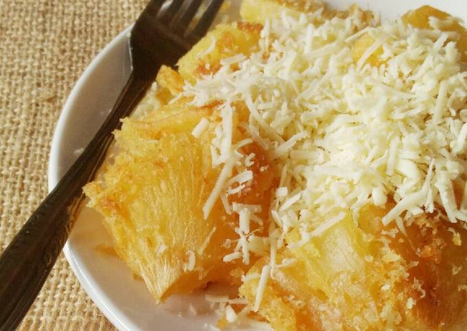 Resep Singkong Keju Merekah Anti Gagal