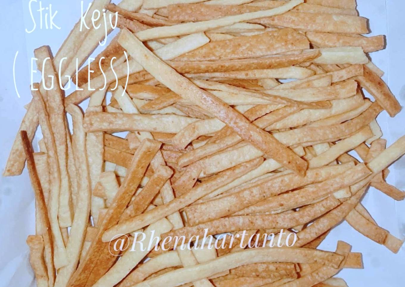 Stik keju Tanpa telur (Eggless)