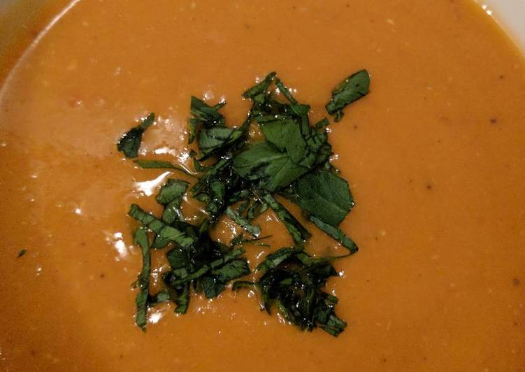 Indian Red lentil soup with Garam Masala