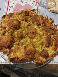 عکسی از دستور پیتزا (با نان بربری)