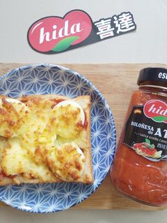 鮪魚番茄醬焗烤吐司 的食譜成品照片