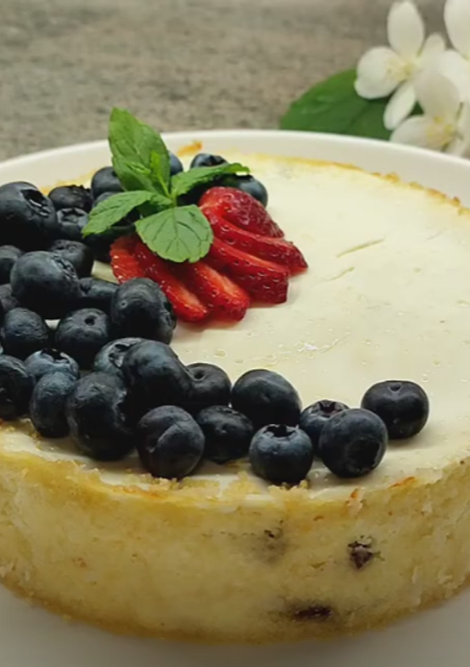 Una foto de Tarta de queso fit