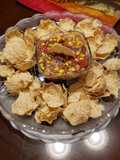 Mexican Bean Salsa with corn Tortilla chips