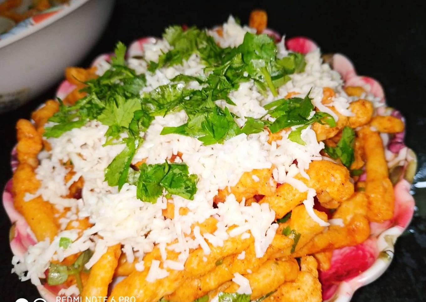Kurkure corn chaat
