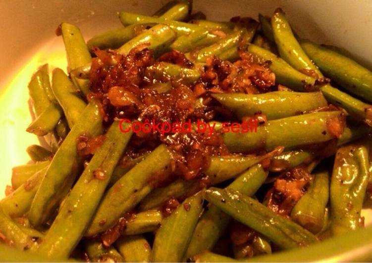 Tumis buncis Balacan