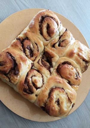 Une photo de Roulés à la cannelle et pépites de chocolat