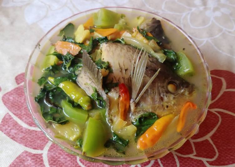 Sop Ikan Gurame ala mamih