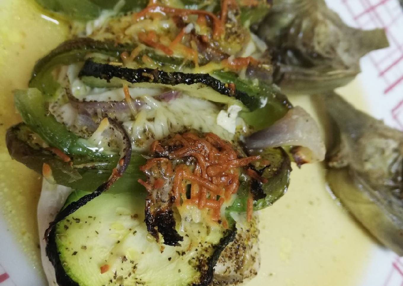 Pechuga de pollo rellena