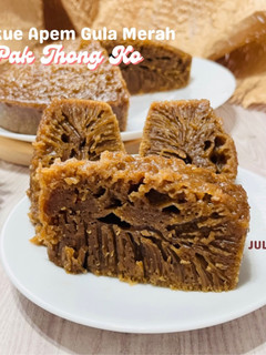 Foto resep 528. Kue Apem Gula Merah (Pak Thong Ko)