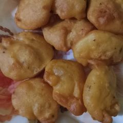 Besan aloo ke pakore A picture of Besan aloo ke pakore.