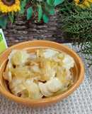 Вареники с жареной квашеной капустой