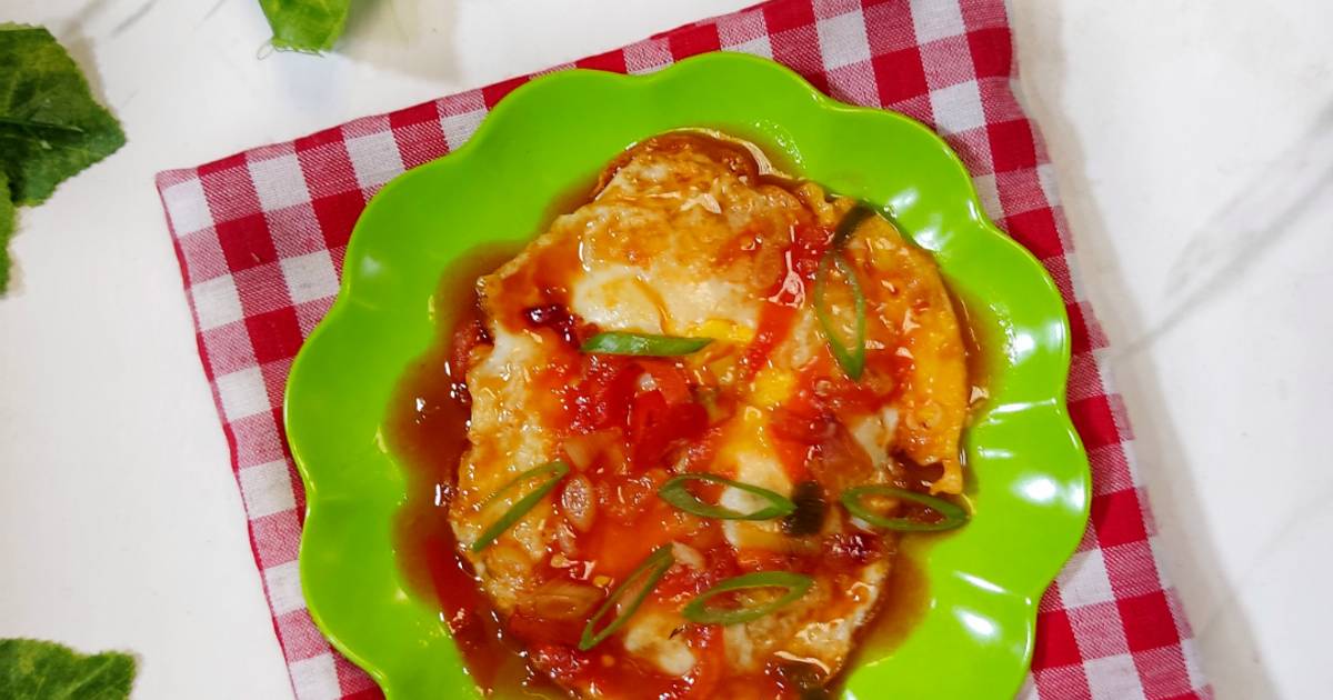 Resep Telur Ceplok Asam Manis Oleh Nyanyah Cookpad