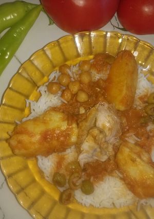 صورة لوصفة ارز بالمرقة خاثرة