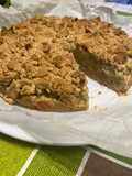 Torta Sbriciolata con noci e mele