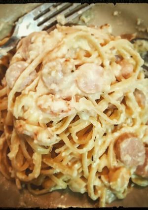 Foto resep Spaghetti/Linguini Carbonara ala #dapurmpokti