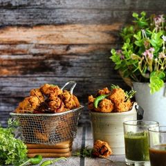 KACHRI (Chana Dal Mini Fritters) A picture of KACHRI (Chana Dal Mini Fritters).