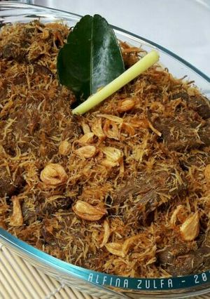 Foto resep Dendeng Ragi / Srundeng Daging #kitaberbagi