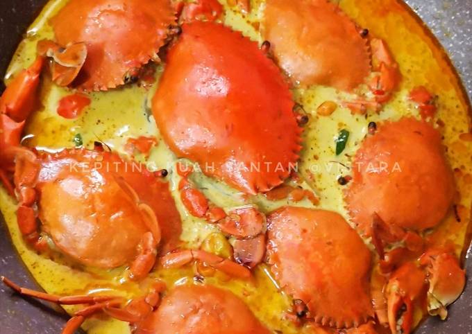 Langkah Mudah untuk Menyiapkan Kepiting Kuah Santan Pedas Anti Gagal