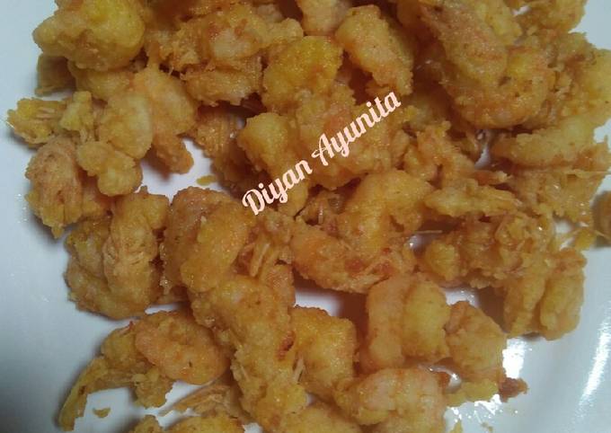 Udang goreng tepung simple