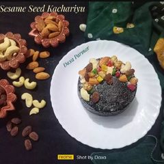 Black Sesame Seeds Kachariyu A picture of Black Sesame Seeds Kachariyu.