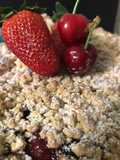 Crostata fragole e ciliegie (frutta fresca)