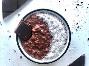 Riz Au Lait A La Chataigne Et Aux Epices Chai Compotee Pomme Amande De Pauline Bowlfood Cookpad