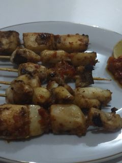 Foto resep Sate Sotong Caramel Pedas