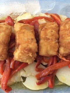 Una foto de Bacalao a la abuela Paca