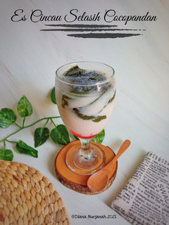 Foto resep Es Cincau Selasih Cocopandan