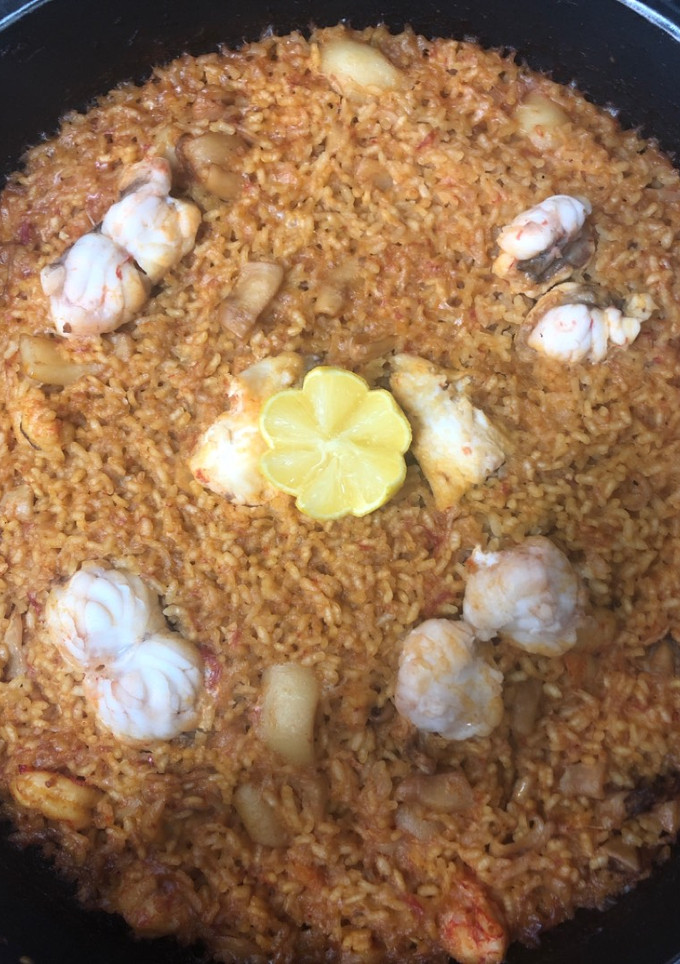 Una foto de 318. Arroz del senyoret con fumet casero (principal arroz)