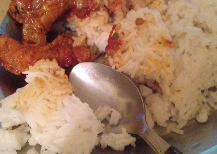 Nile perch fillet with rice