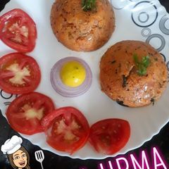 A picture of Rava upma.