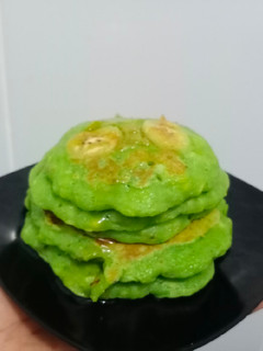 Foto resep Pancake Pisang Pandan