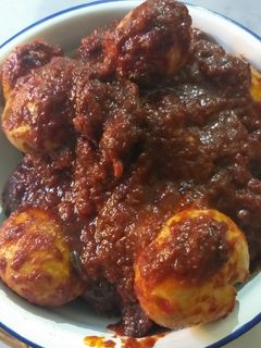 Foto resep Ayam & Telur masak Habang