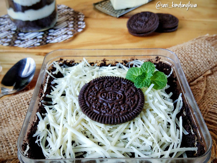 Langkah Mudah untuk Membuat Oreo Chesee Cake Lumer / Oreo Dessert Box Anti Gagal