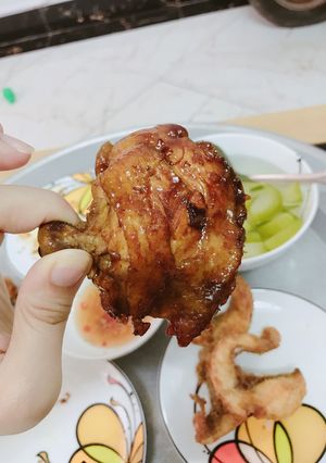 Hình của món Gà om coca.