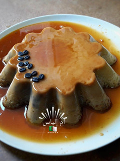 صورة لوصفة كريم كراميل (فلان) القهوة 🍮☕