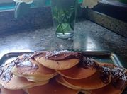 Una foto de pancakes para el desayuno