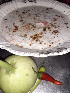 A picture of Kaddu ka raita.