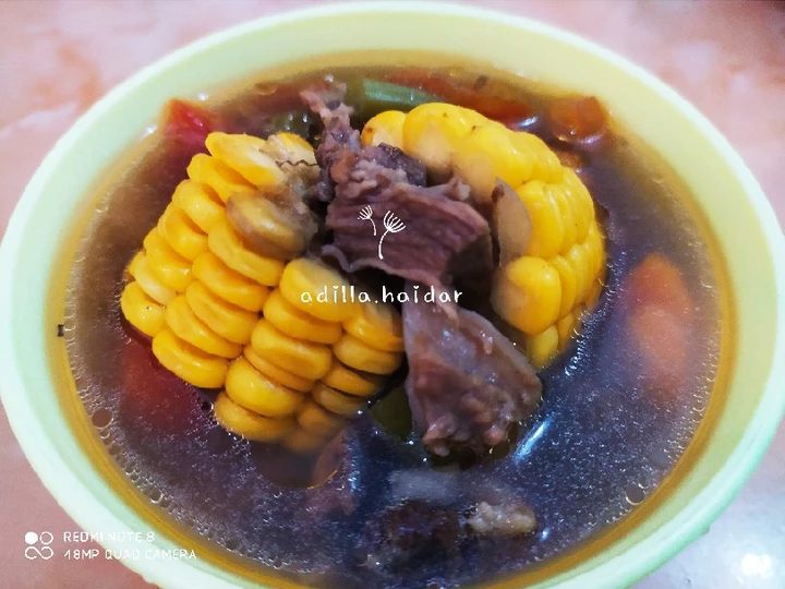 Langkah Gampang Menyiapkan Resep Asem Asem Daging Sapi bumbu Cinta yang Menggugah Selera