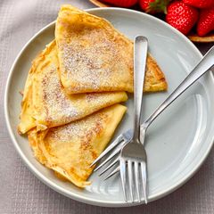 A picture of My easy crepes.