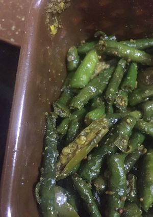 A picture of Mirch ka achar.