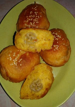 Foto resep Roti goreng butter nut isi pisang