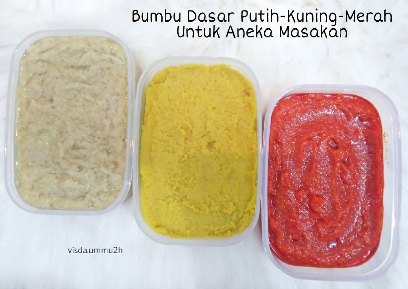 Bumbu Dasar Praktis&Enak (Based on recipe Chef Rudi Choirudin)