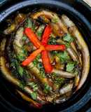 Cá kèo kho rau răm