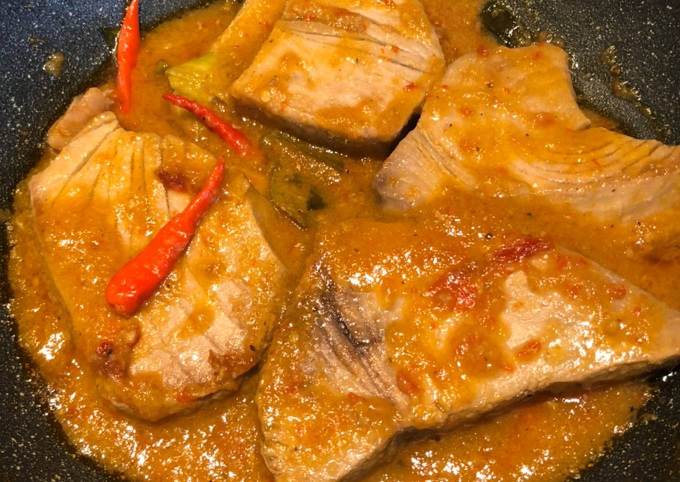 Tuna Rica-rica versi tidak pedas