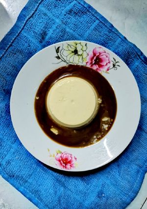 Hình của món Flan ăn dặm.