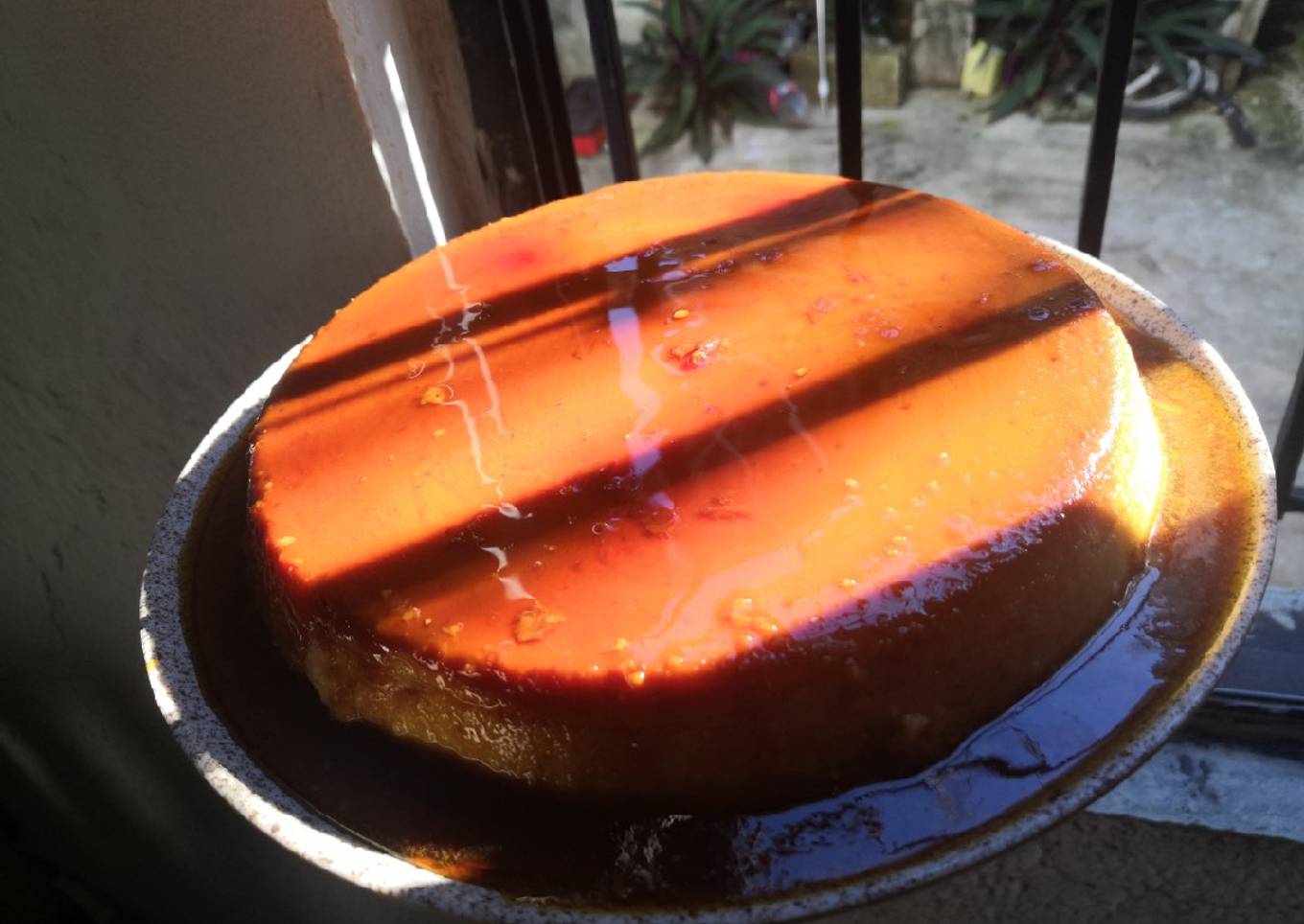 Flan napolitano en estufa